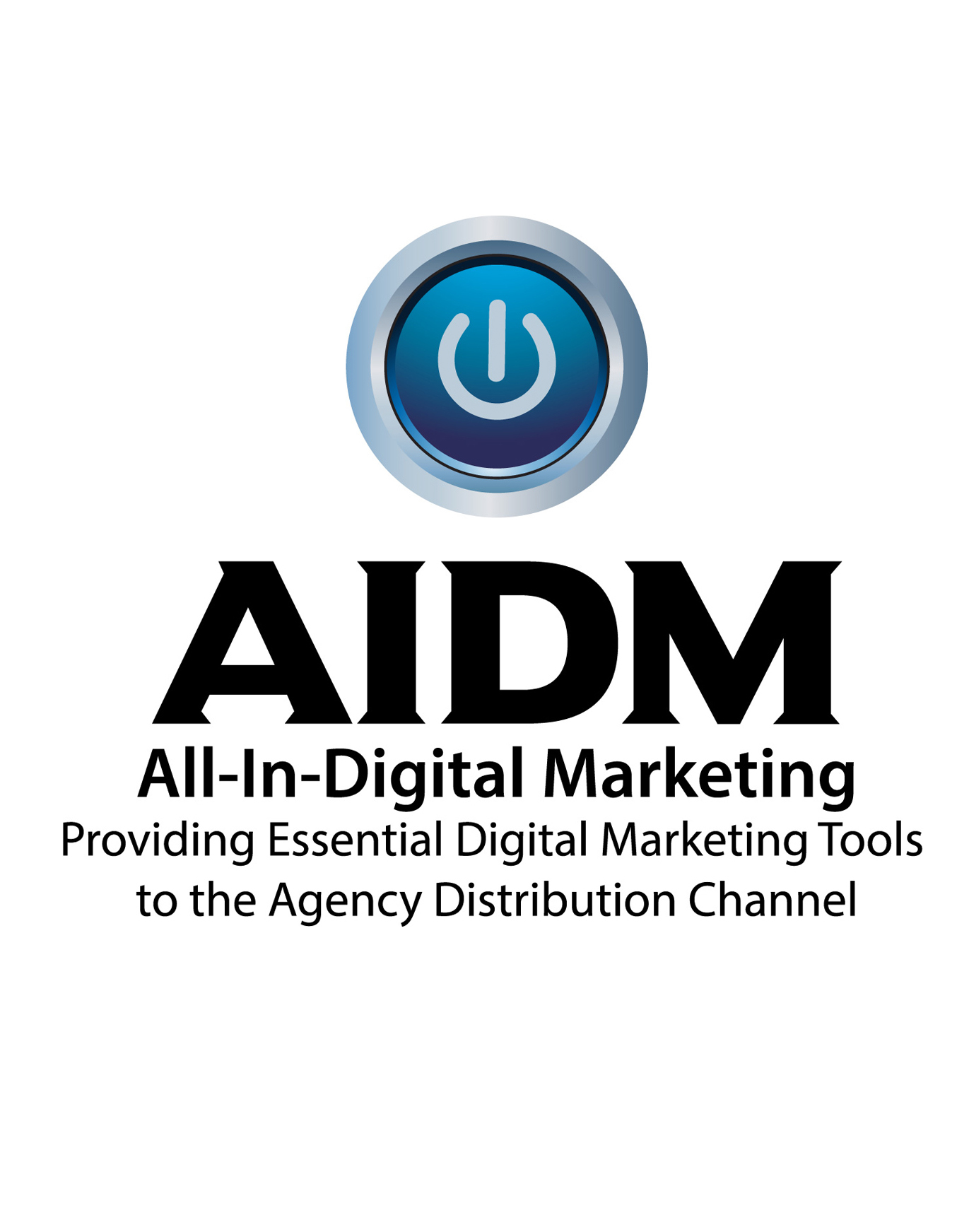 All In Digital Marketing Agency Graphic Art Logo