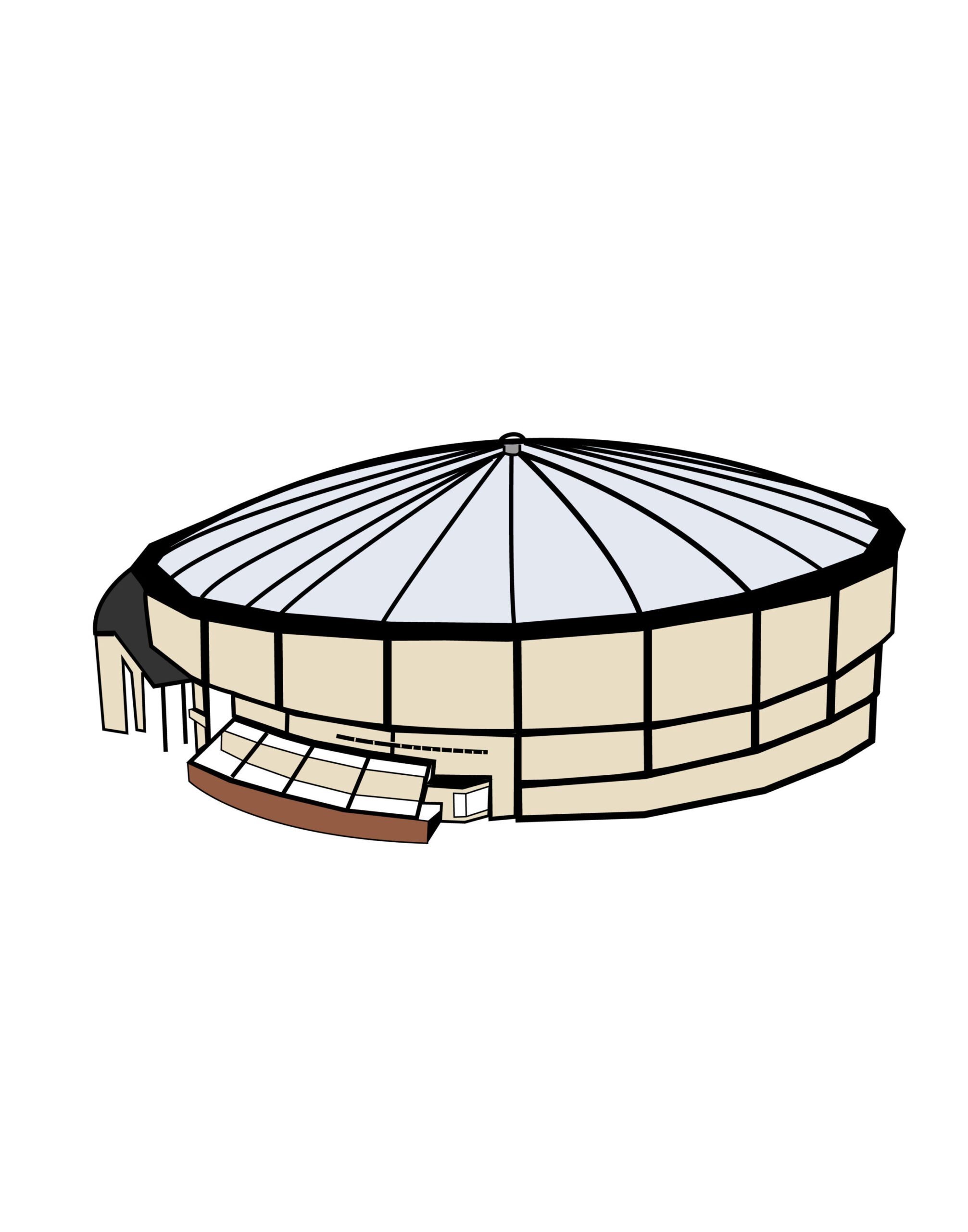 Beautiful Arena Graphic Art Logo Image