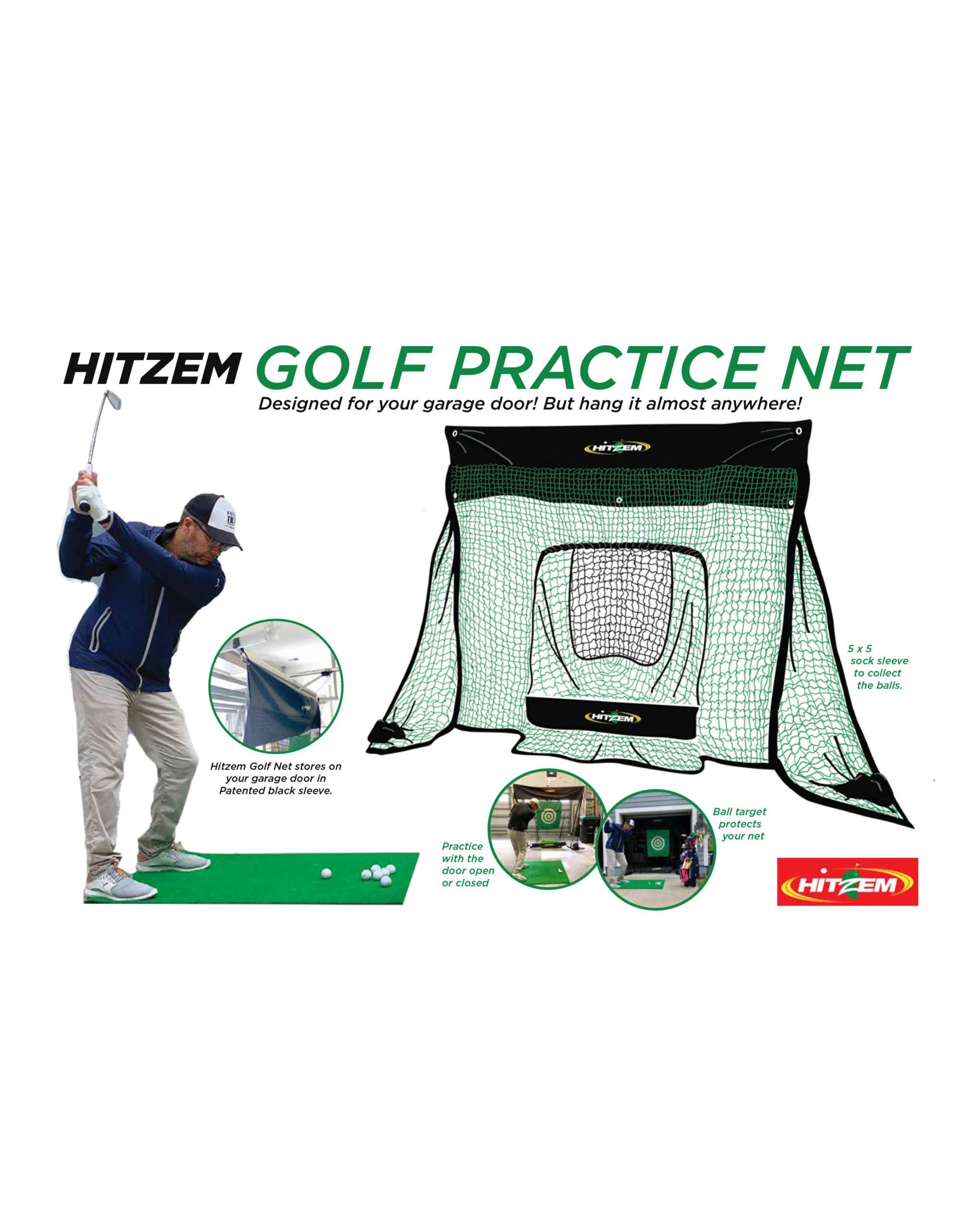 Hitzem Golf Practice Net Package Image