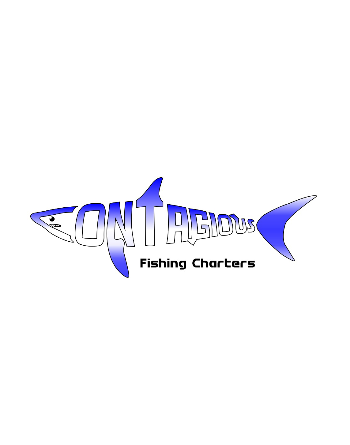 Contagious Fishing Charters Graphic Logo Image