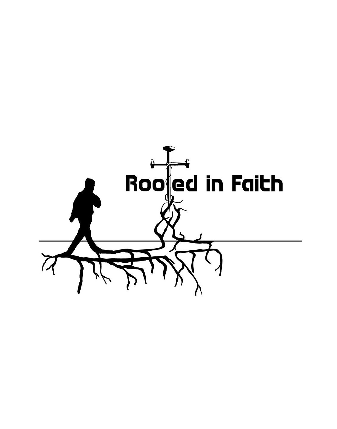 Rooted In Faith Graphic Art Logo Image